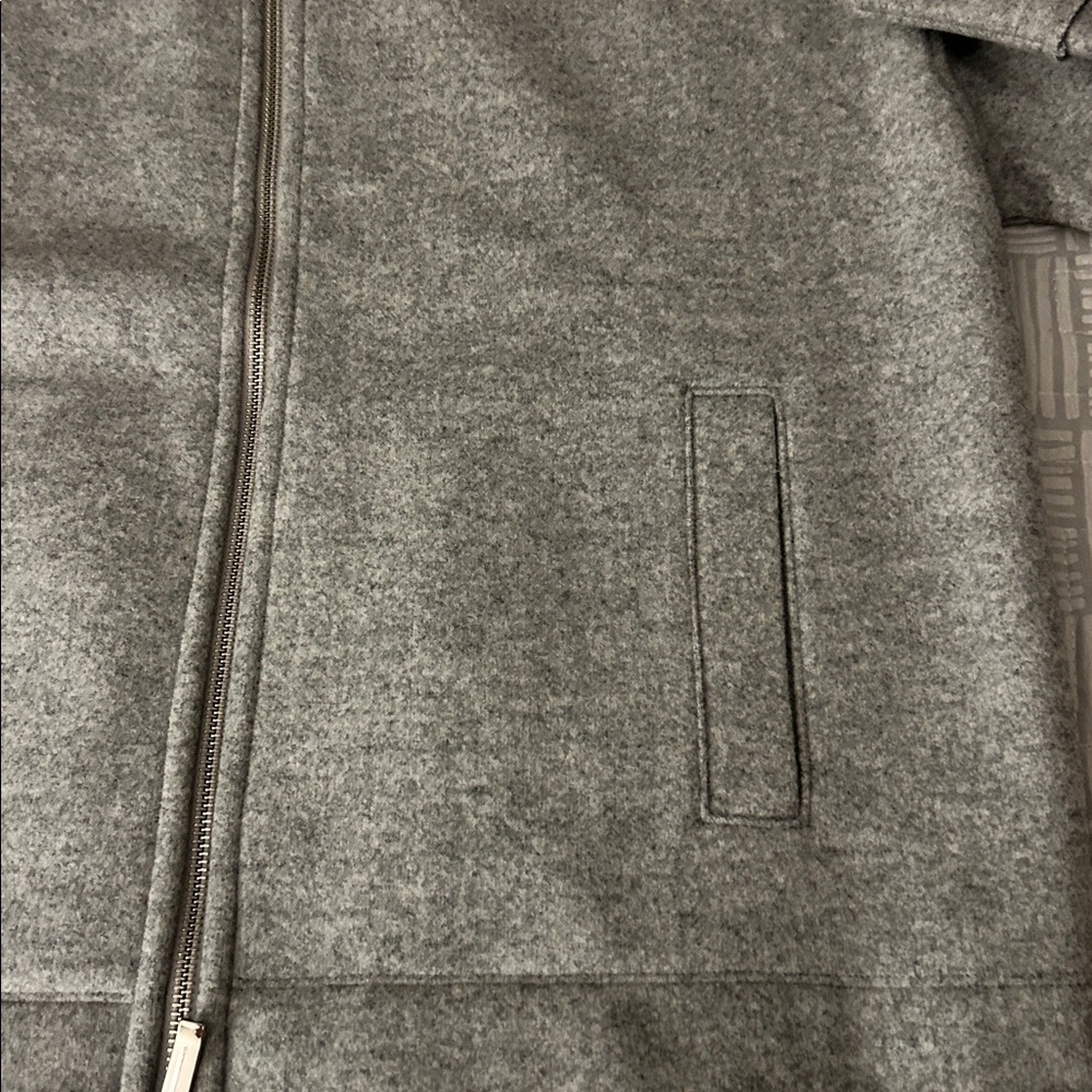Madewell Gray Bomber Jacket - Picture 9 of 11
